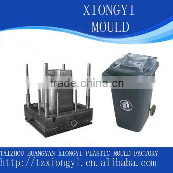 custom EU standard square plastic trash bin mold manufacturer