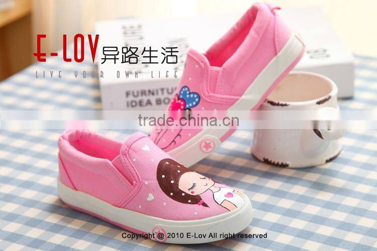 2015 Hot sales high quality and cheap no lace canvas shoes
