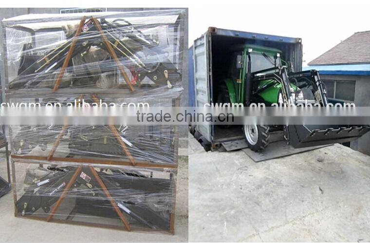 High quality TZ-4 50HP 4WD Air conditioning cabin Tractor Front end loader for sale