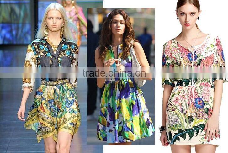 100% polyester printing organza for women dress/Camouflage printed fabrics