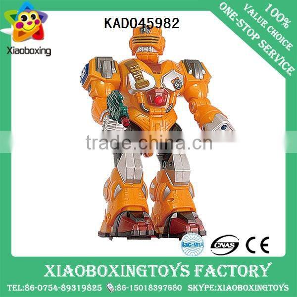 Hot sell kids toy plastic battery operated intelligent robot toys