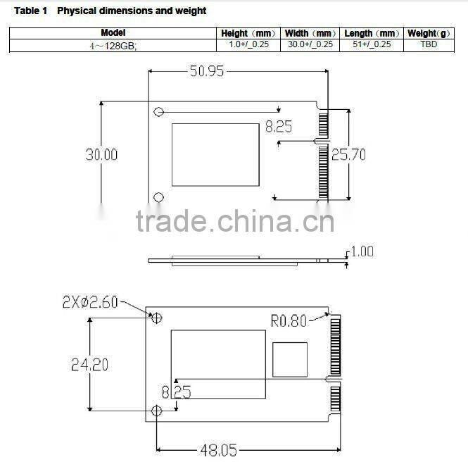 mSATA SSD for Intel motherboard