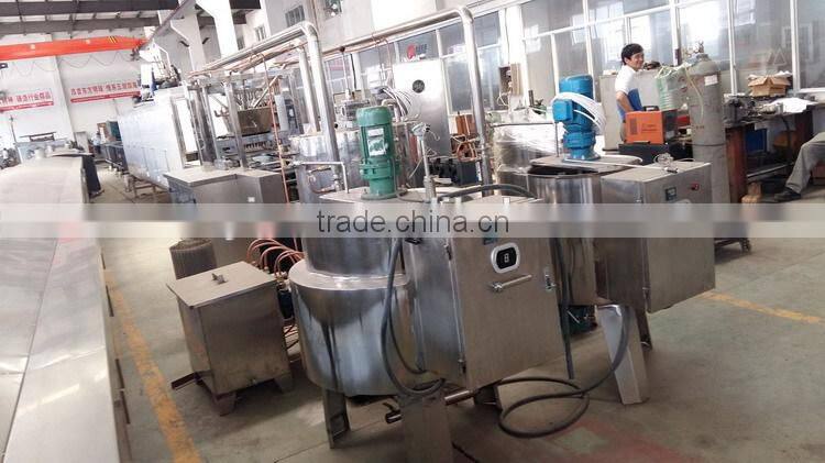 YX150 Factory price snack food professional CE peanut bar candy, jelly candy and hard candy making machine