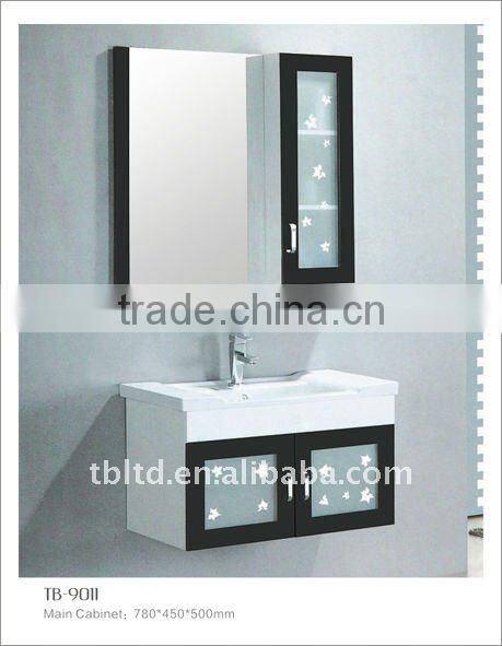 Cheap colorful PVC bathroom furniture