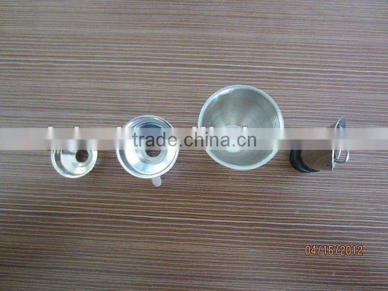 mini stainless steel metal filling funnels for hip flask