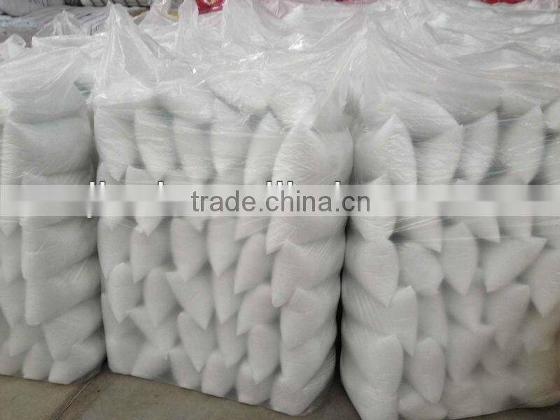 Ultrasonically welded edging of pillows