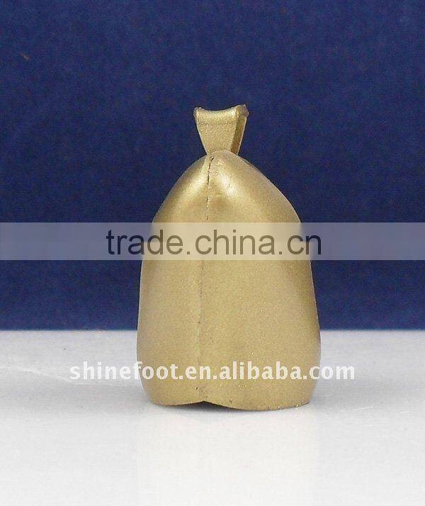 1.5inch colorful painted cow bell A4-C018 with leather strap and keyring as promotional gifts (E146)