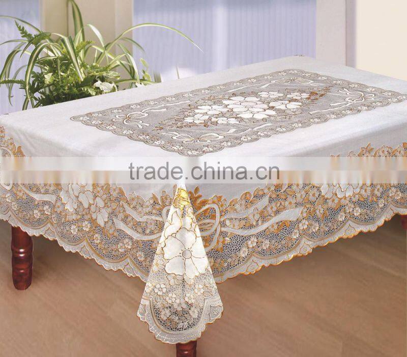 GOLDEN PVC TABLECLOTH-ZT-621A 110X140CM