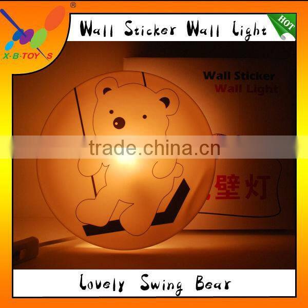 Factory Price New items Wallpaper night light 3D night lamp seven styles wall lighting.