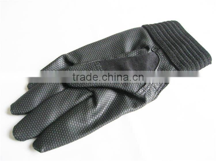 Hot Sale PU Leather Black Hand Gloves For Construction Work