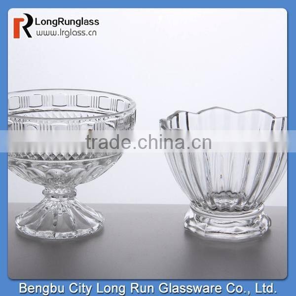 LongRun 8oz sparkle and shine glass ice cream cup