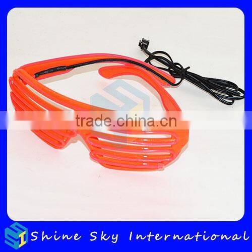 Hot Selling Ligh Up Party Supplies Light Up Glasses for Halloween/Christmas/New Year Party