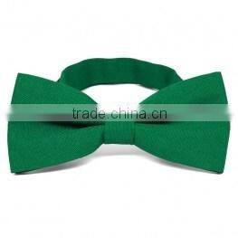 2016 hot selling solid green colored plain blank silk tie for men