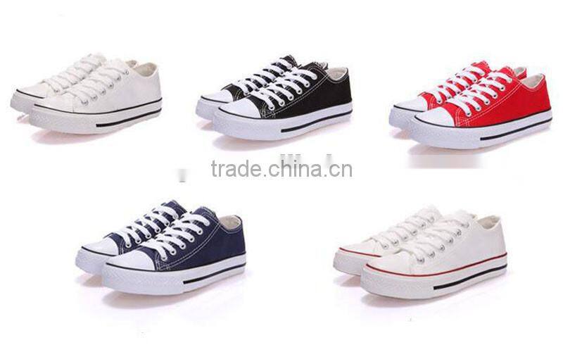 black canvas shoes lace up wholesale slip on flat shoe cheap