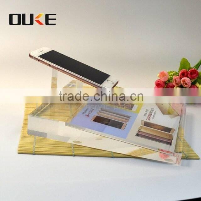 handmade clear acrylic mobile phone holder for wholesale
