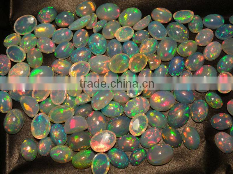 Ethiopian opal cabochon, celebrated size, ++AAA Quality, very good fire and colour
