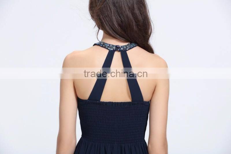 2016 new style elegant manual bead evening dress