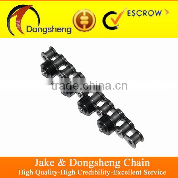 zhejiang yongkang carbon steel conveyor chains with rubber roller attachments