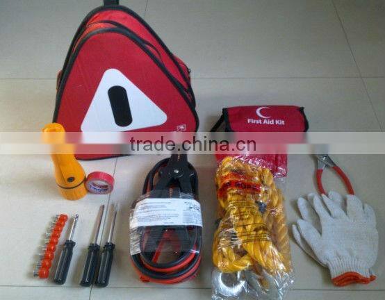 New Arrival Car Auto 4 in 1 Emergency Safety Hammer Flashlight Kit