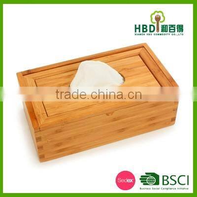 Promotional bamboo napkin box,wood tissue box,bamboo paper holder