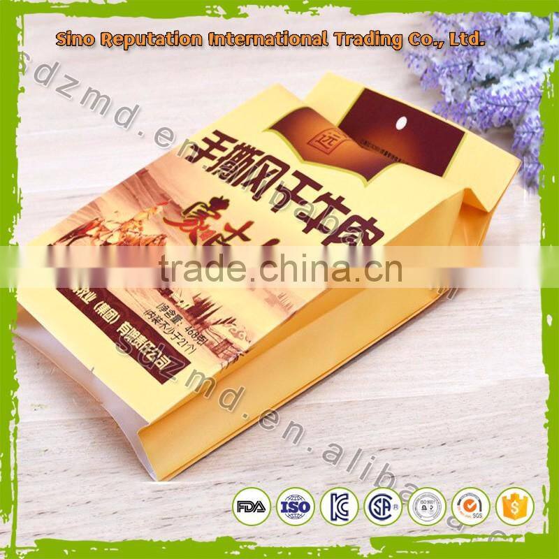 High quality food grade beef jerky packaging bags