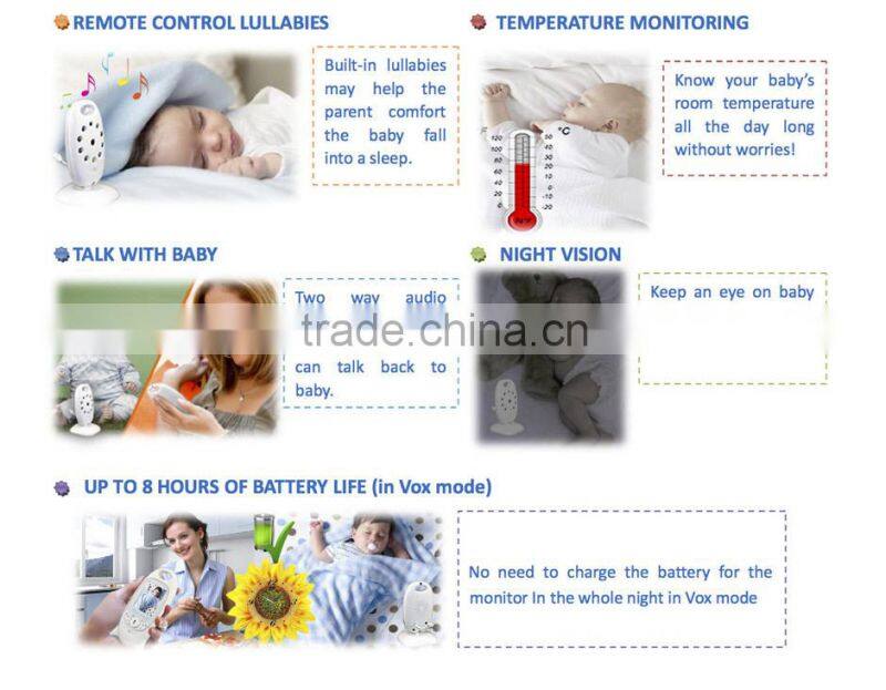 VB601 Plastic teddy bear baby monitor baby monitor camera with wifi made in China