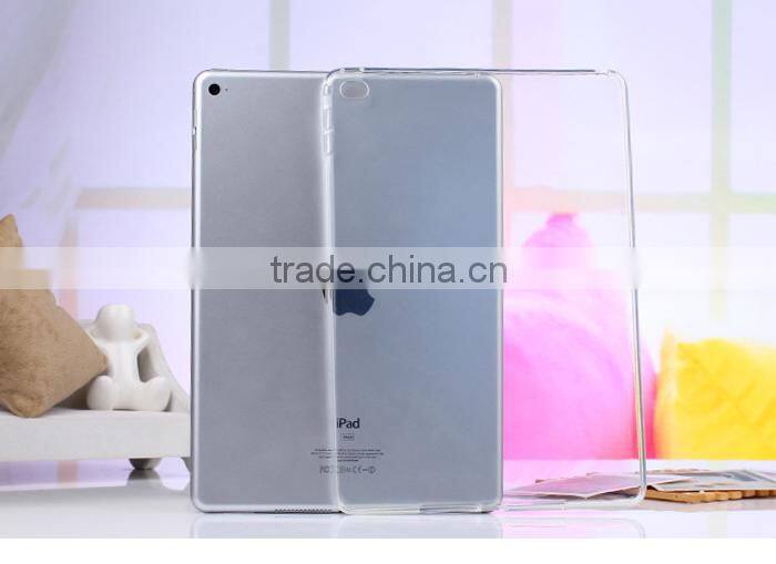 For iPad 5 Soft Clear Case , For iPad Air Transparent TPU Mobile Phone Cover