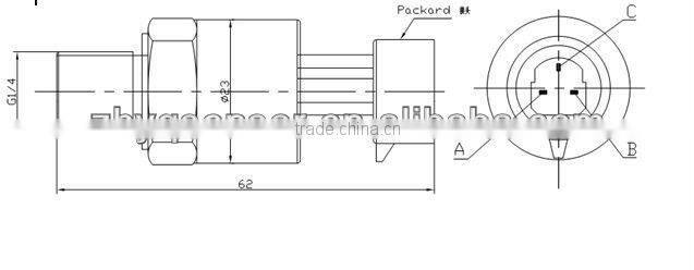 0.5-4.5V output pressure sensor for HVAC application