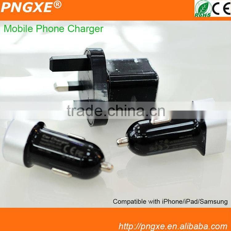 PNGXE dual USB Charging Ports USA AC Power Home Wall Adapter Charger plug for smartphones