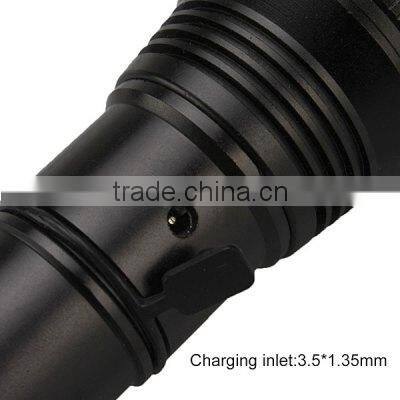 cheap bright light rechargeable flashlight blue point