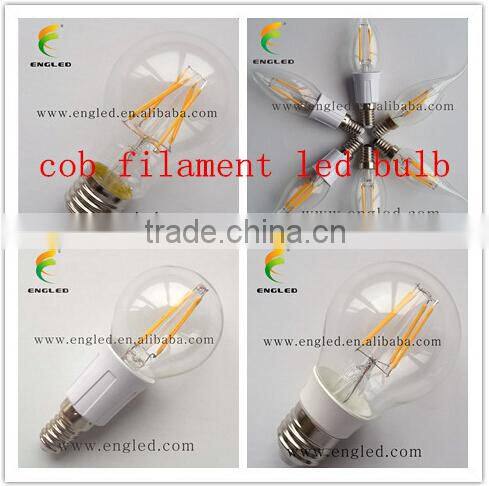 E12/E14 B35 4W 400lm LED Filament flickering flame candle bulb CE/RoSH/TUV/FCC/UL 715