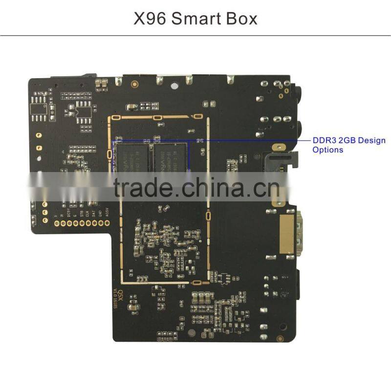 Amlogic S905X Quad Core Android 6.0 TV Box Wifi 4K*2K Kodi Marshmallow Media Player Set top box for X96 boxtv