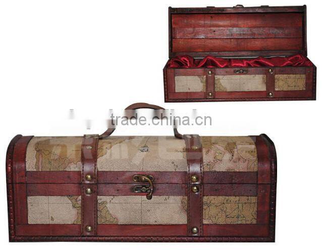 High-end vintage style leather material wine bottle holder