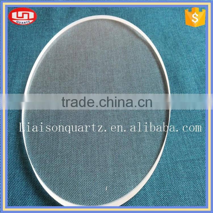 round quartz glass plate