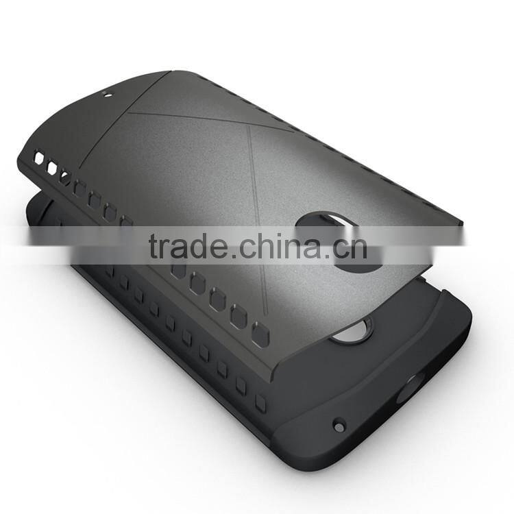 2 in 1 Rugged Shockproof Heavy Duty Slim Armor Cover Case for Moto X Play