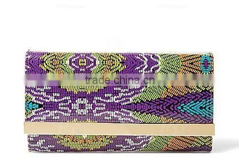 2016 Spring leather wallets women purse clutches(LDO-15790)