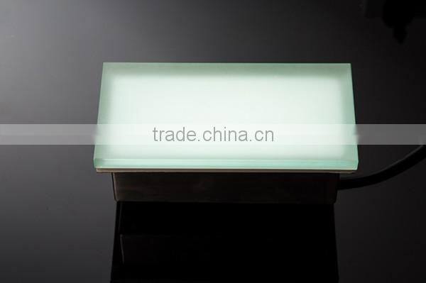 3 years warranty IP67 toughened glass led low voltage walkway landscape lights