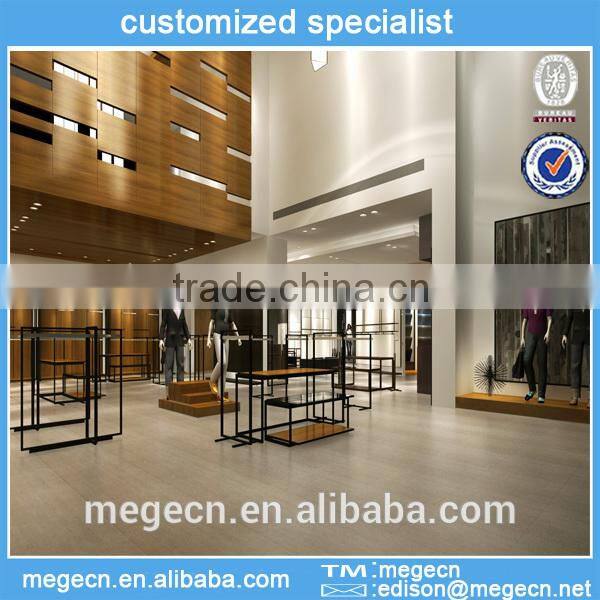 store wood clothes display fixtures