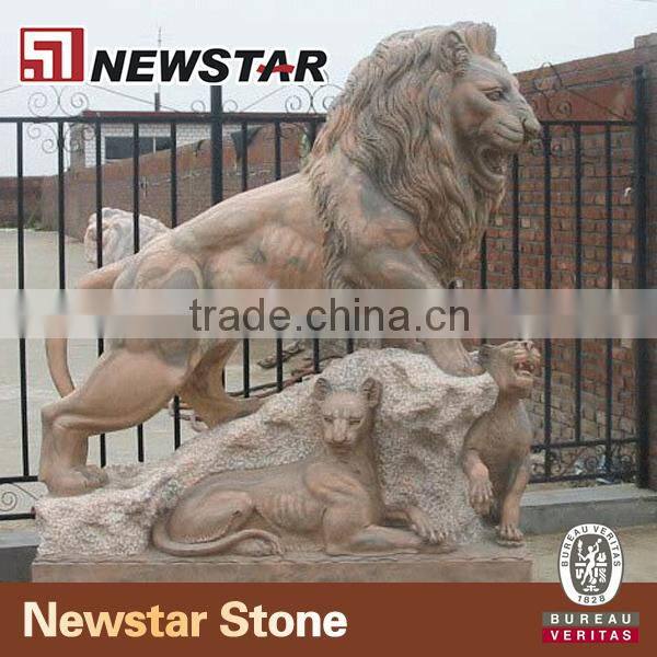 Newstar chinese traditional stone lion statue