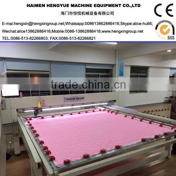 Computerized single-needle quilting machine