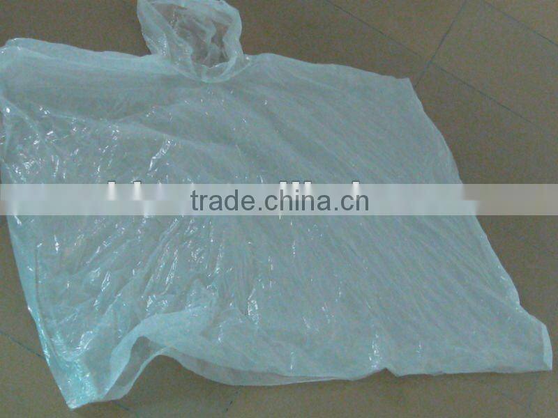 pretty 0.03mm waterproof poncho with logo,rain wear with EUROPE size A881