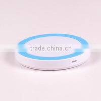 Qi-Enabled Single Position wireless charger,Travel Mini Wireless Charging Pad For All Compatible Qi Enabled