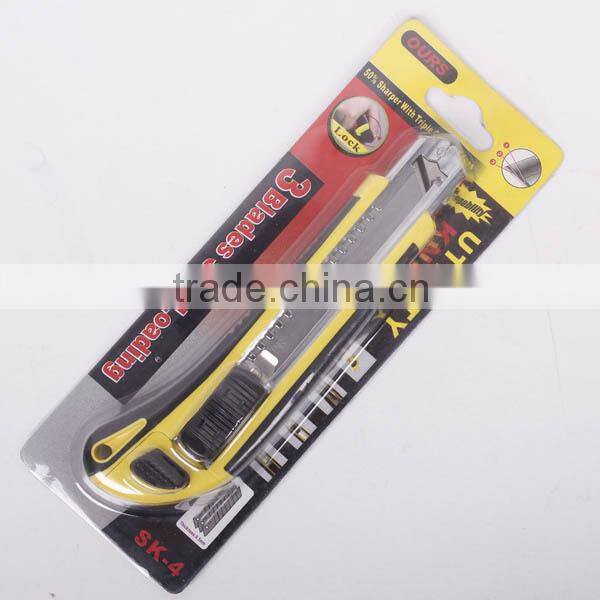 01G-L3L 18mm Hot Mutifunctional Stainless Steel Utility Knife