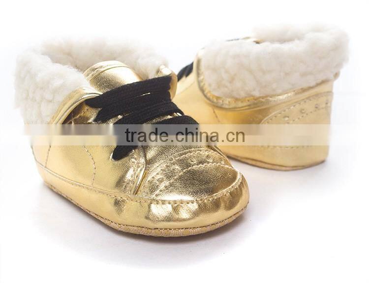 Wholesale shoes for kids high quality soft sole warm baby boots shoes for winter