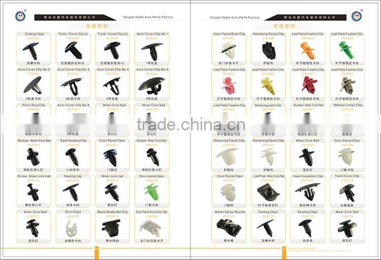 Zhixia Wholesale plastic car auto clip/automotive plastic fasteners/car plastic clips