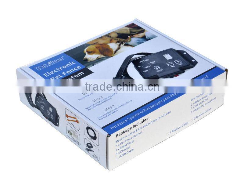 Petrainer IS-PET803 High Tech Pet Electronic Fence Boundary for 2 dogs