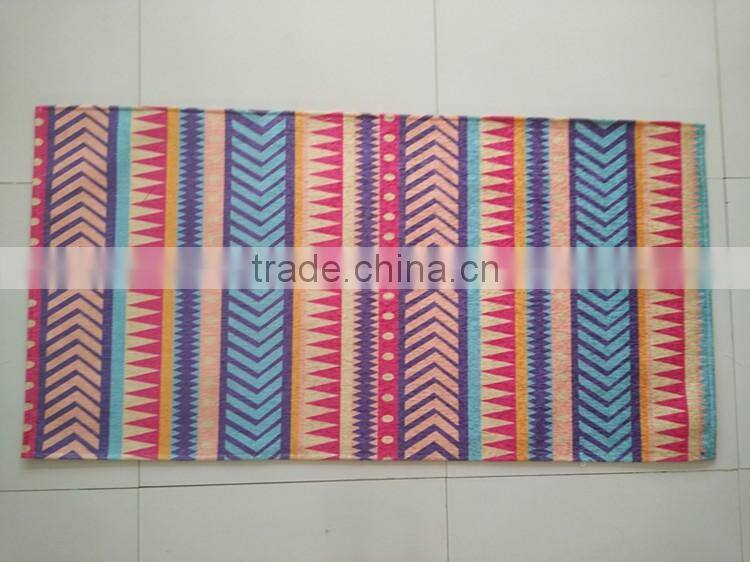 custom jet printing chenille mat