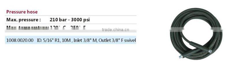 Various types of wire braids high pressure hose