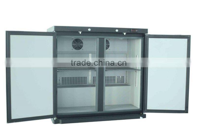 4 glass doors beverage coolerback bar Beer cooler instant beverage cooler