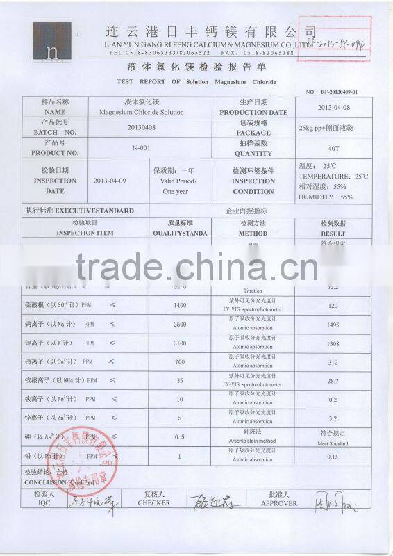 Magnesium Oil food grade